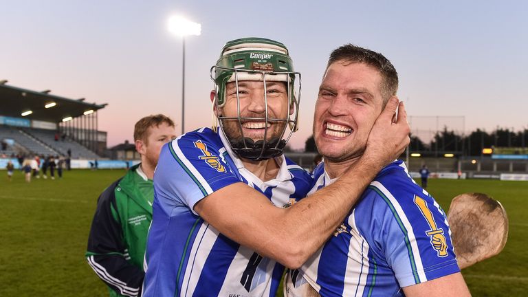 David Curtin and Conal Keaney celebrate their triumph