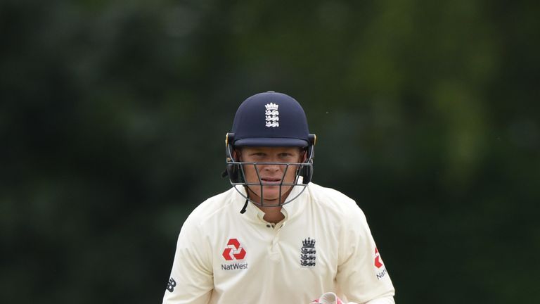 England Lions captain Sam Billings remained unbeaten on 74 after day one of the Test