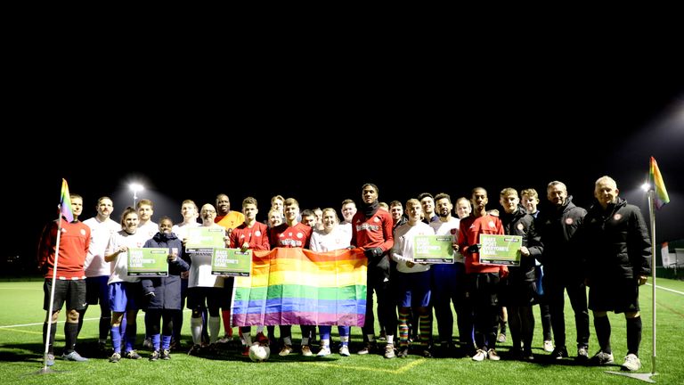 Brentford FC, Rainbow Laces event