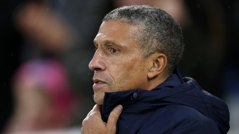 Brighton boss Chris Hughton was left frustrated by his team's 1-1 Premier League draw with Leicester