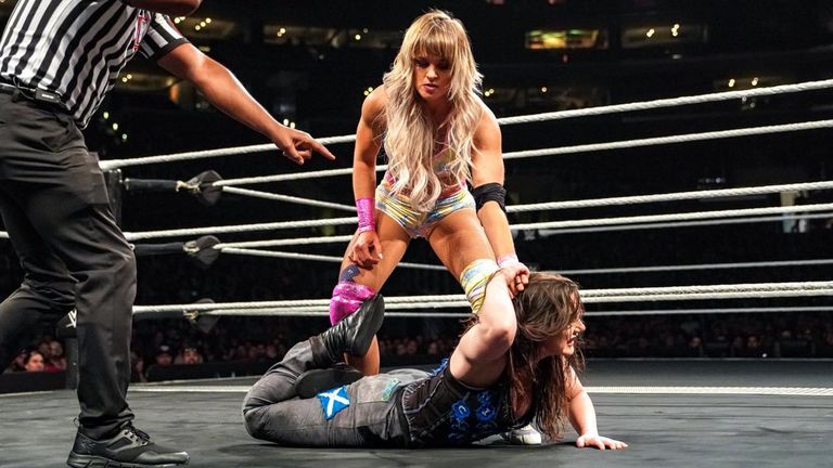Candice LeRae lost control during her NXT match against Nikki Cross