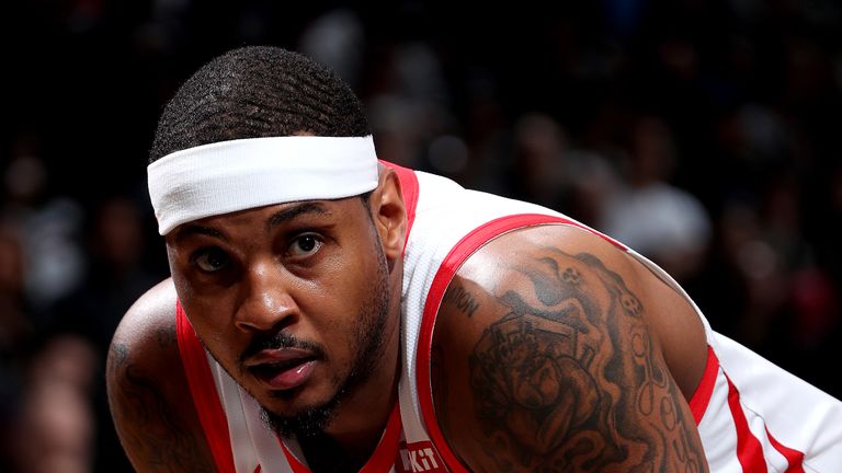 Carmelo Anthony has come in for criticism after Houston's poor start to the season