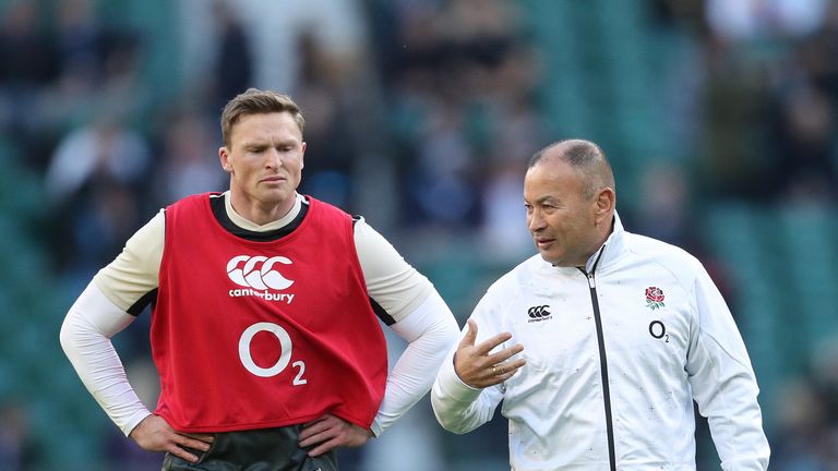 Chris Ashton and Eddie Jones