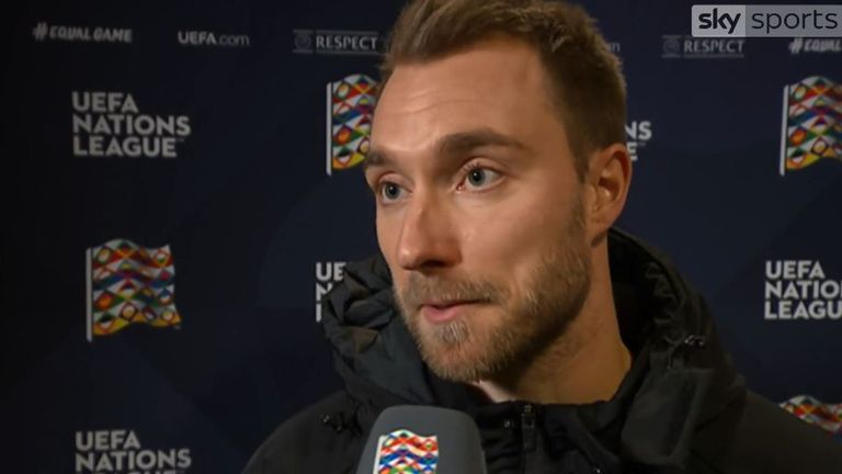 Christian Eriksen thinks Ireland were scared to attack 