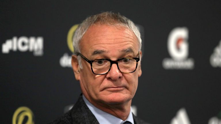 Claudio Ranieri holds a press conference at Craven Cottage