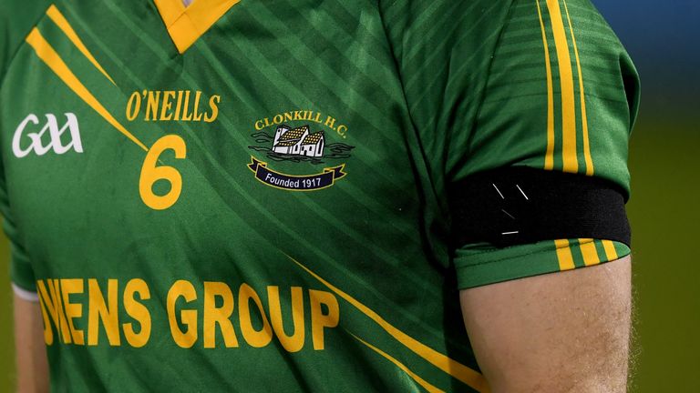 Clonkill players donned a black armband