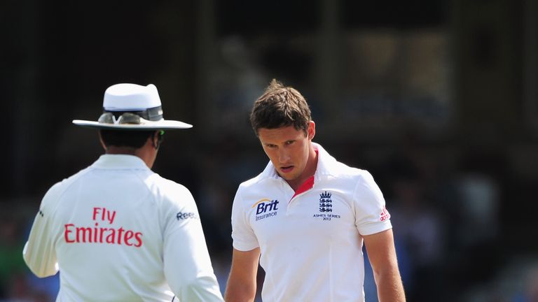 Simon Kerrigan endured a difficult time  at the hands of Australia's batsmen during his single Test appearance