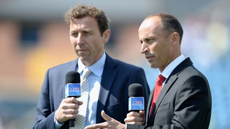 Former England captains Michael Atherton and Nasser Hussain linked up again as part of the Sky Sports Cricket team