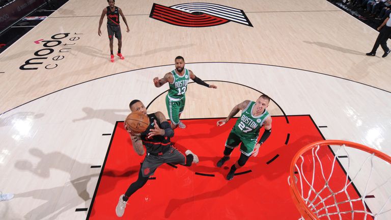 Damian Lillard had 19 points and 12 assists for Portland