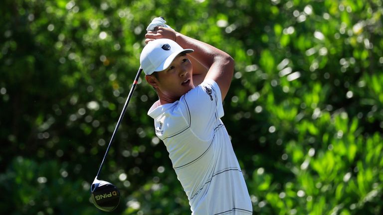 Danny Lee during the final round of the Mayakoba Classic