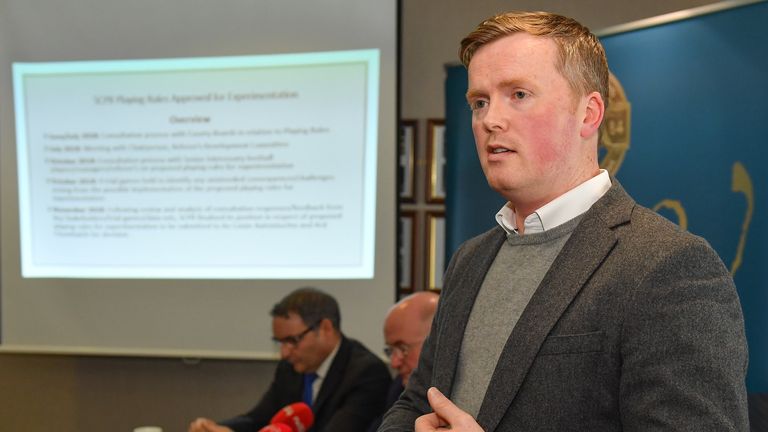 The GAA briefed the media on the experimental playing rules on Tuesday