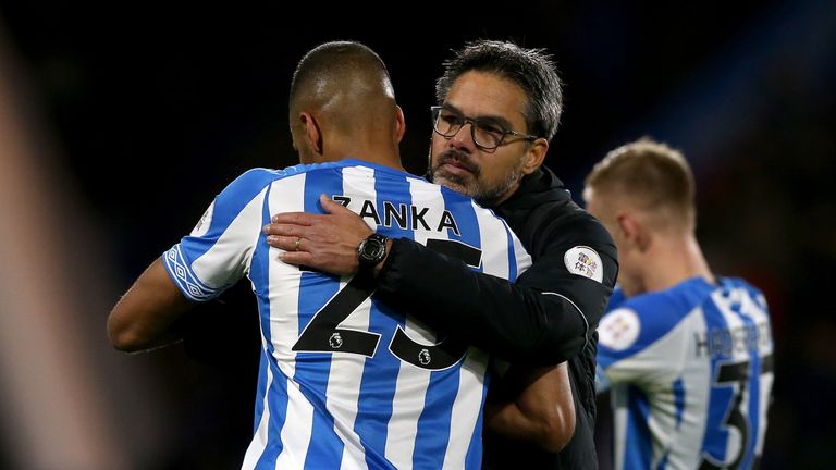  during the Premier League match between Huddersfield Town and West Ham United at the John Smith's Stadium on November 10, 2018 in Huddersfield, United Kingdom.