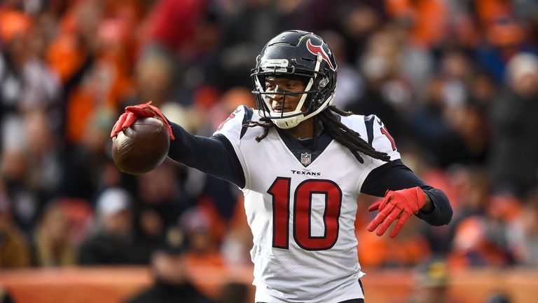 DeAndre Hopkins and the Texans take on the Jets on Saturday night