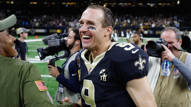 Drew Brees was magnificent as the Saints snapped the Rams' undefeated streak