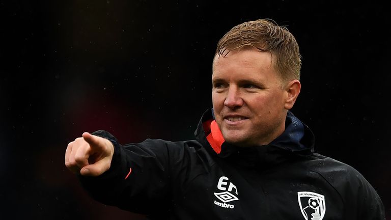 Bournemouth manager Eddie Howe