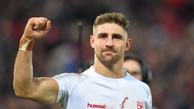 England's Tommy Makinson after the win over New Zealand at Anfield