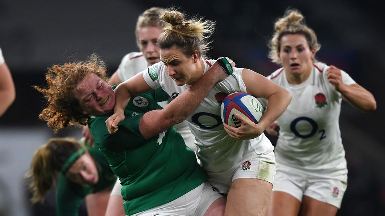 England Women beat Six Nations rivals Ireland 37-15 in the Quilter Internationals