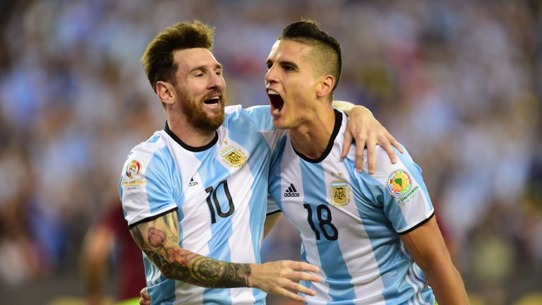 Erik Lamela last featured for Argentina in 2016