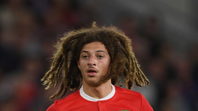 Ethan Ampadu during the UEFA Nations League B group four match between Wales and Irland at Cardiff City Stadium on September 6, 2018 in Cardiff, United Kingdom.