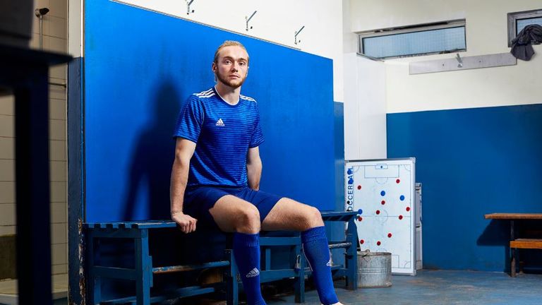 Everton's Tom Davies wears the new adidas COPA19, built to redefine touch
