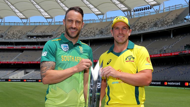 Faf du Plessis and Aaron Finch