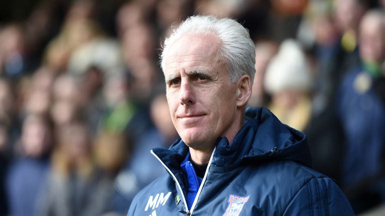 Republic of Ireland manager Mick McCarthy, pictured while in charge of Ipswich