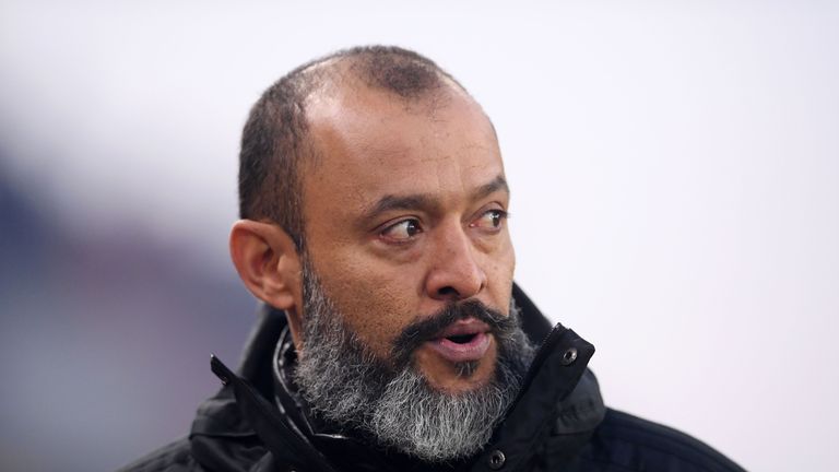 Wolves head coach Nuno Espirito Santo