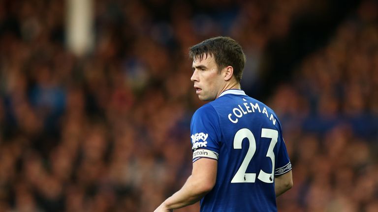 Everton defender Seamus Coleman