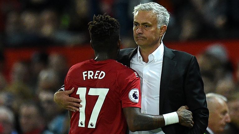 Fred says he is 'grateful' to Jose Mourinho