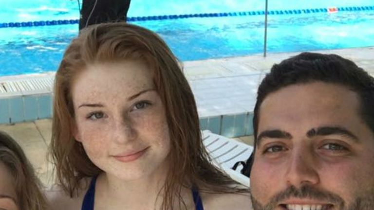 Freya Anderson's talent is being nurtured by coach Alan Bircher 