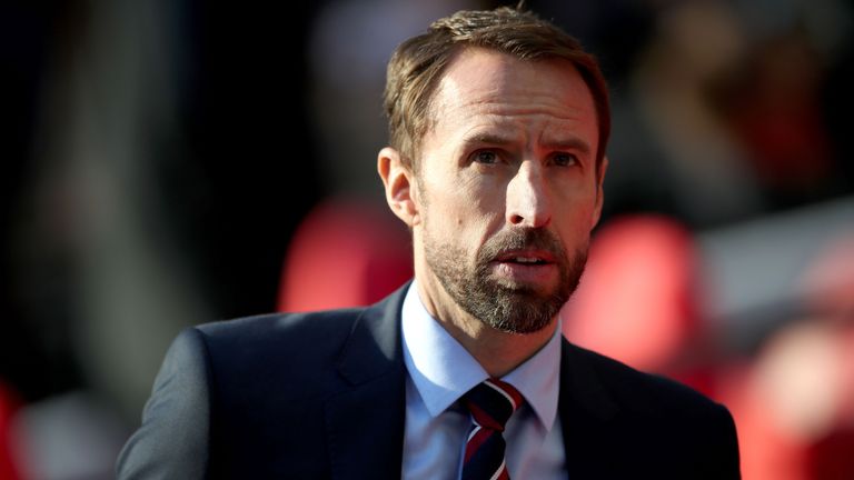 England manager Gareth Southgate during the UEFA Nations League, Group A4 match against Croatia