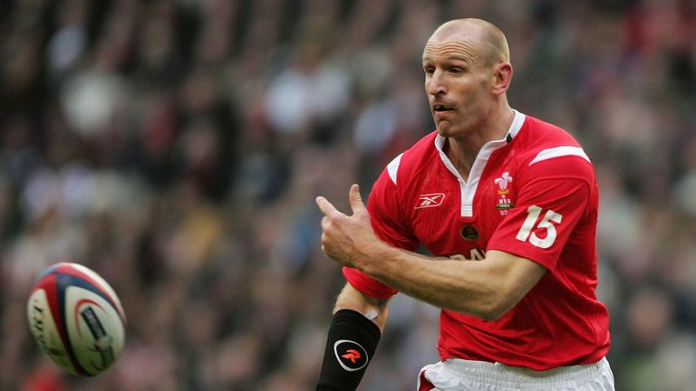 Gareth Thomas played 100 times for Wales, scoring 200 points and captaining his country