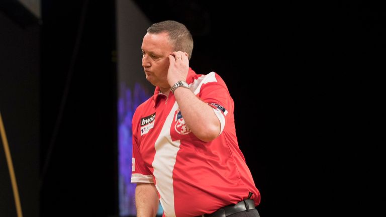 Glen Durrant couldn't believe his misfortune as he was dumped out of the Grand Slam of Darts