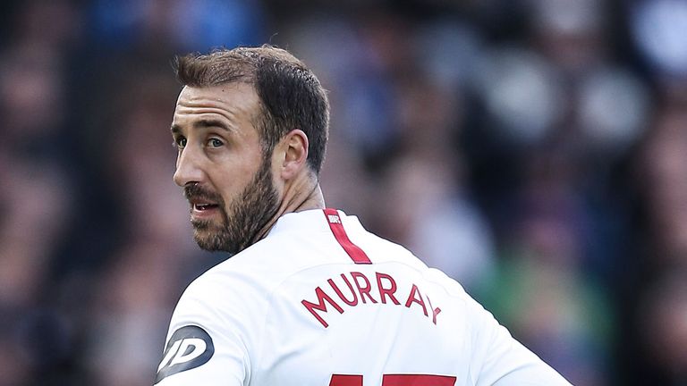 Glenn Murray during the Premier League match between Brighton and Wolverhampton Wanderers 