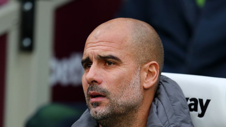  during the Premier League match between West Ham United and Manchester City at London Stadium on November 24, 2018 in London, United Kingdom.