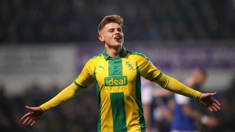 Harvey Barnes put West Brom 2-0 up at Ipswich