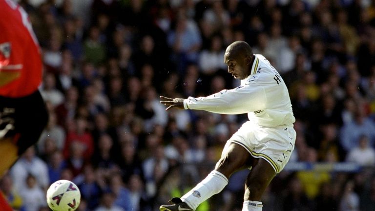 Jimmy Floyd Hasselbaink played in the Premier League for Leeds United from 1997-1999 