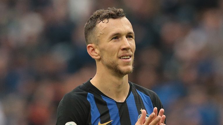 Ivan Perisic during the Serie A match between FC Internazionale and Genoa CFC at Stadio Giuseppe Meazza on November 3, 2018 in Milan, Italy.