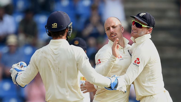 Jack Leach, England, Kandy, Test cricket