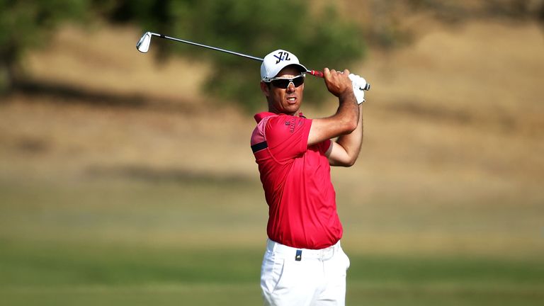  during Day One of the Portugal Masters at Dom Pedro Victoria Golf Course on September 20, 2018 in Albufeira, Portugal.
