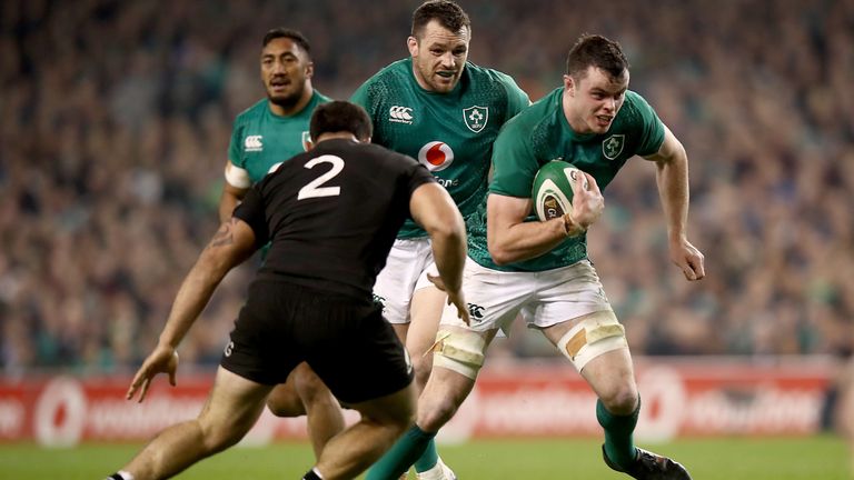 DUBLIN, IRELAND - NOVEMBER 17:   during the International Friendly match between the New Zealand All Blacks and Ireland on November 17, 2018 in Dublin, Ireland.  (Photo by Phil Walter/Getty Images)