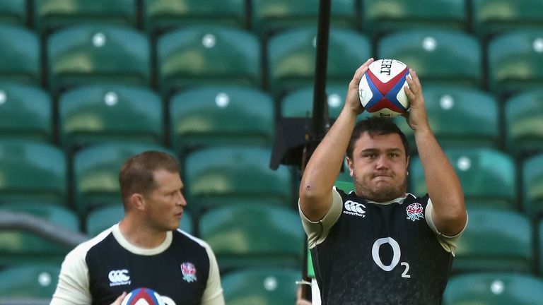 Jamie George will start as hooker on Saturday ahead of England co-captain Dylan Hartley