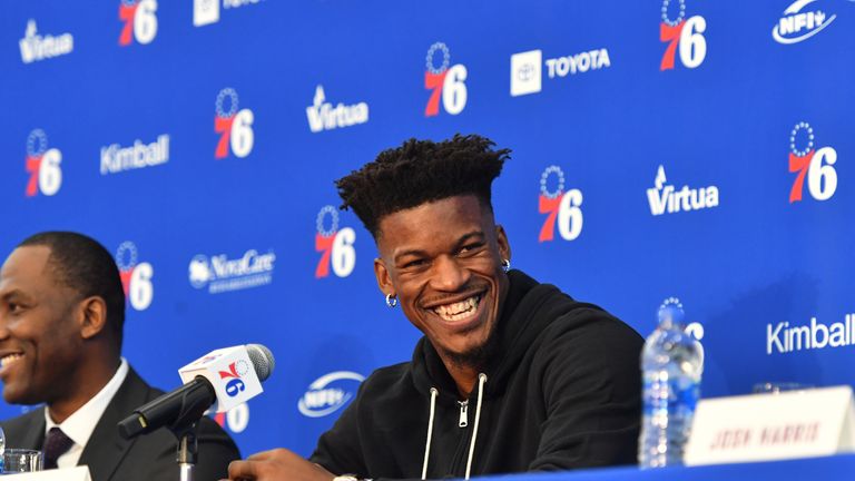 Jimmy Butler is hoping everything falls into place for him in Philadelphia