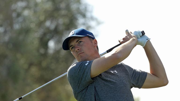 during the first round of the Shriners Hospitals for Children Open at TPC Summerlin on November 1, 2018 in Las Vegas, Nevada.