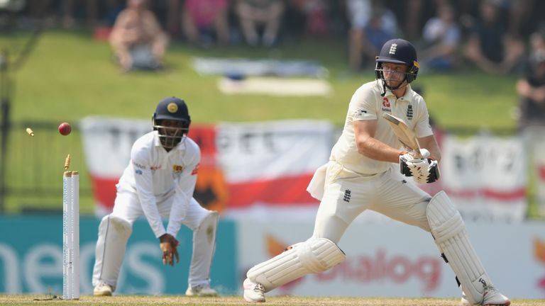 Jos Buttler during Day Three of the Second Test match between Sri Lanka and England at Pallekele Cricket Stadium on November 16, 2018 in Kandy, Sri Lanka.