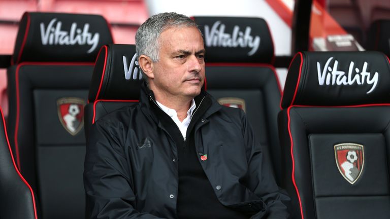  during the Premier League match between AFC Bournemouth and Manchester United at Vitality Stadium on November 3, 2018 in Bournemouth, United Kingdom.