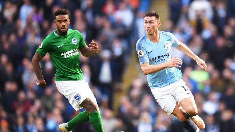 Jurgen Locadia in action against Manchester City