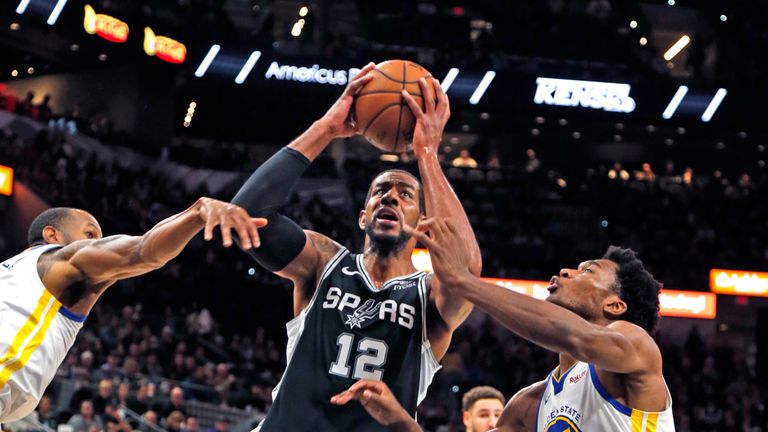 LaMarcus Aldridge scored 24 points and grabbed 18 rebounds in the Spurs' win