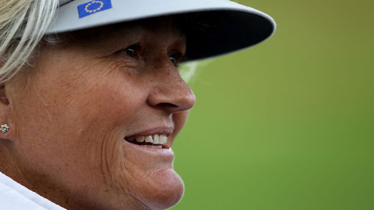 Laura Davies at the Solheim Cup