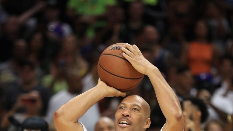 during week eight of the BIG3 three on three basketball league at Staples Center on August 13, 2017 in Los Angeles, California.